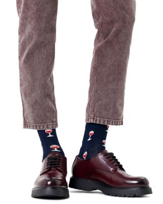Glass Of Wine Crew Socks