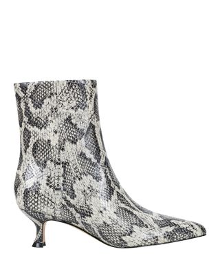 Women's Iggy 2 Pointed Toe Embossed Kitten Heel Booties