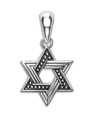 LAGOS - Men's Sterling Silver Anthem Small Star of David Amulet Pendant