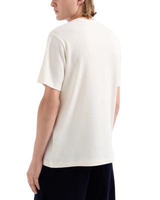 Allover Monochrome Jacquard Jersey Tee