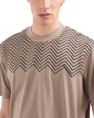 Chevron Flocked Tee