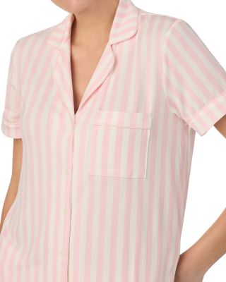 Short Sleeve Cropped Pajama Set