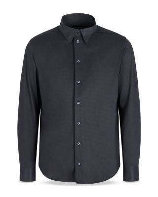 Four Way Stretch Printed Regular Fit Button Down Shirt