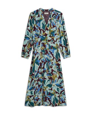 Lea Printed Midi Dress