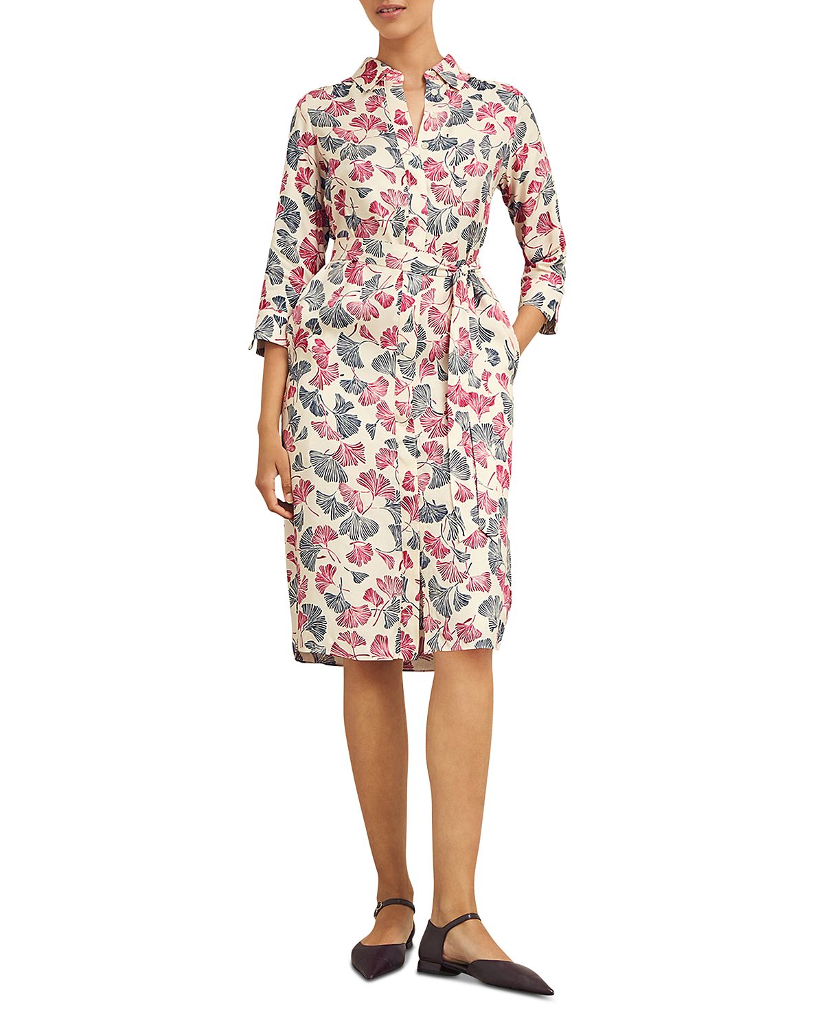 Hobbs London Francis Printed Shirtdress