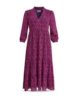 【HOBBS LONDON】Freda Dress フレダドレス HOBBS LONDON Freda Printed Tiered Midi Dress | Bloomingdale's