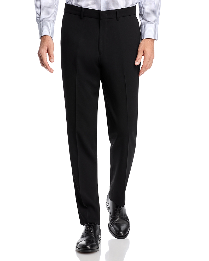Vince Stretch Wool Slim Fit Suit Pants In Blue