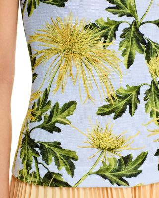 Chrysanthemum Printed Tank Top