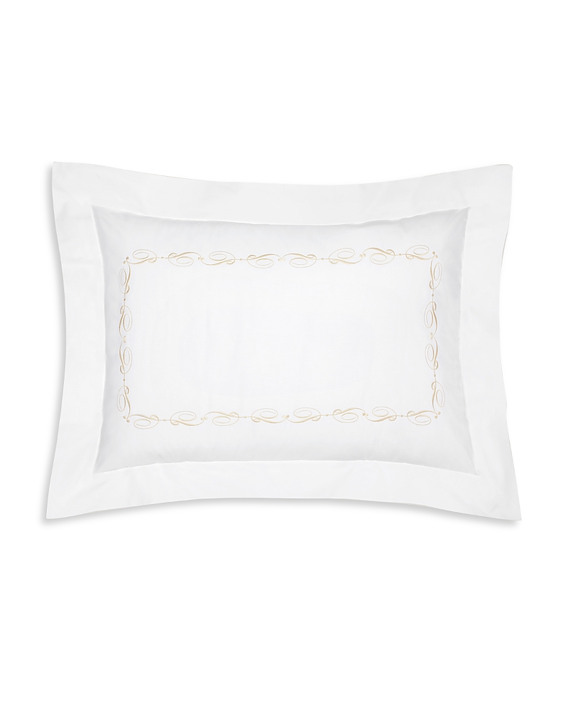 Pratesi Icona Sham, Boudoir In White/beige