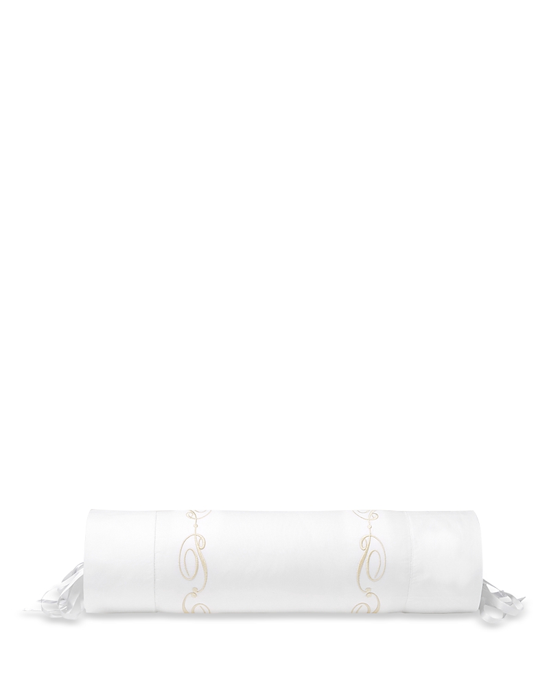 Pratesi Icona Sham, Neckroll In White/beige