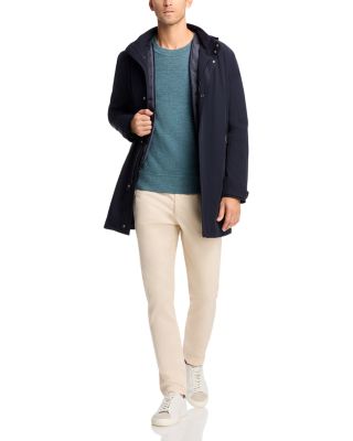 Nylon Rain Coat with Removable Liner