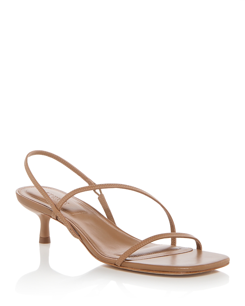 Simkhai Women's Cedonia Strappy Kitten Heel Sandals In Camel