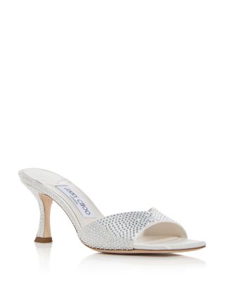 Jimmy Choo - Women's Skye 70 Embellished Slide Sandals