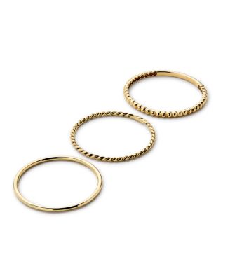 Ring Set - Gold Trio Ring Set
