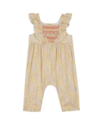 Tartine et Chocolat Girls' Liberty Floral Smocked Jumpsuit - Baby