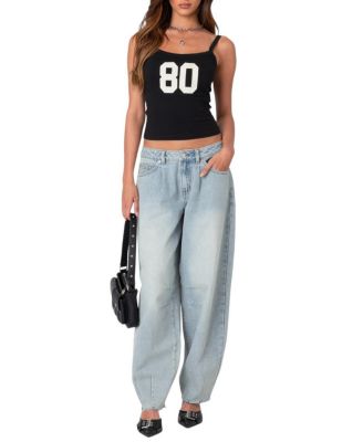 Edikted - Balloon Washed Low Rise Jeans