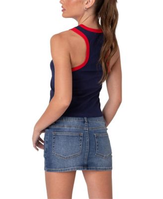London Girl Contrast Tank Top