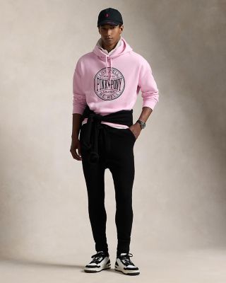 Pink Pony Print Relaxed Fit Hoodie