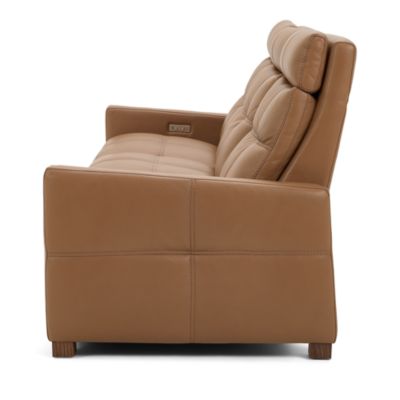 Rainier Echo Luxe Leather Power Reclining Sofa