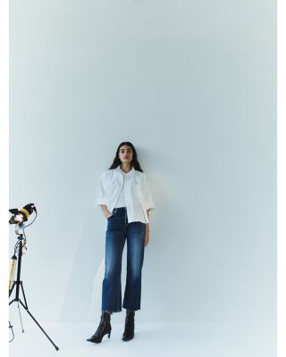 Palma High Rise Ankle Straight Jeans in Ambry