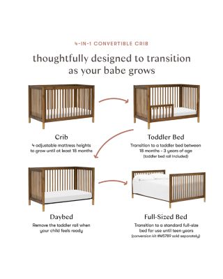 Gelato 4-in-1 Convertible Crib & Toddler Bed Conversion Kit