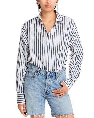 BOSS - Berry Saturday Striped Shirt