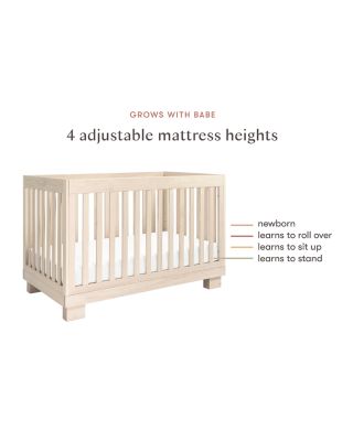 Modo 3 in 1 Convertible Crib with Toddler Bed Conversion Kit