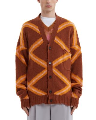 Marni - Intarsia Cardigan Sweater