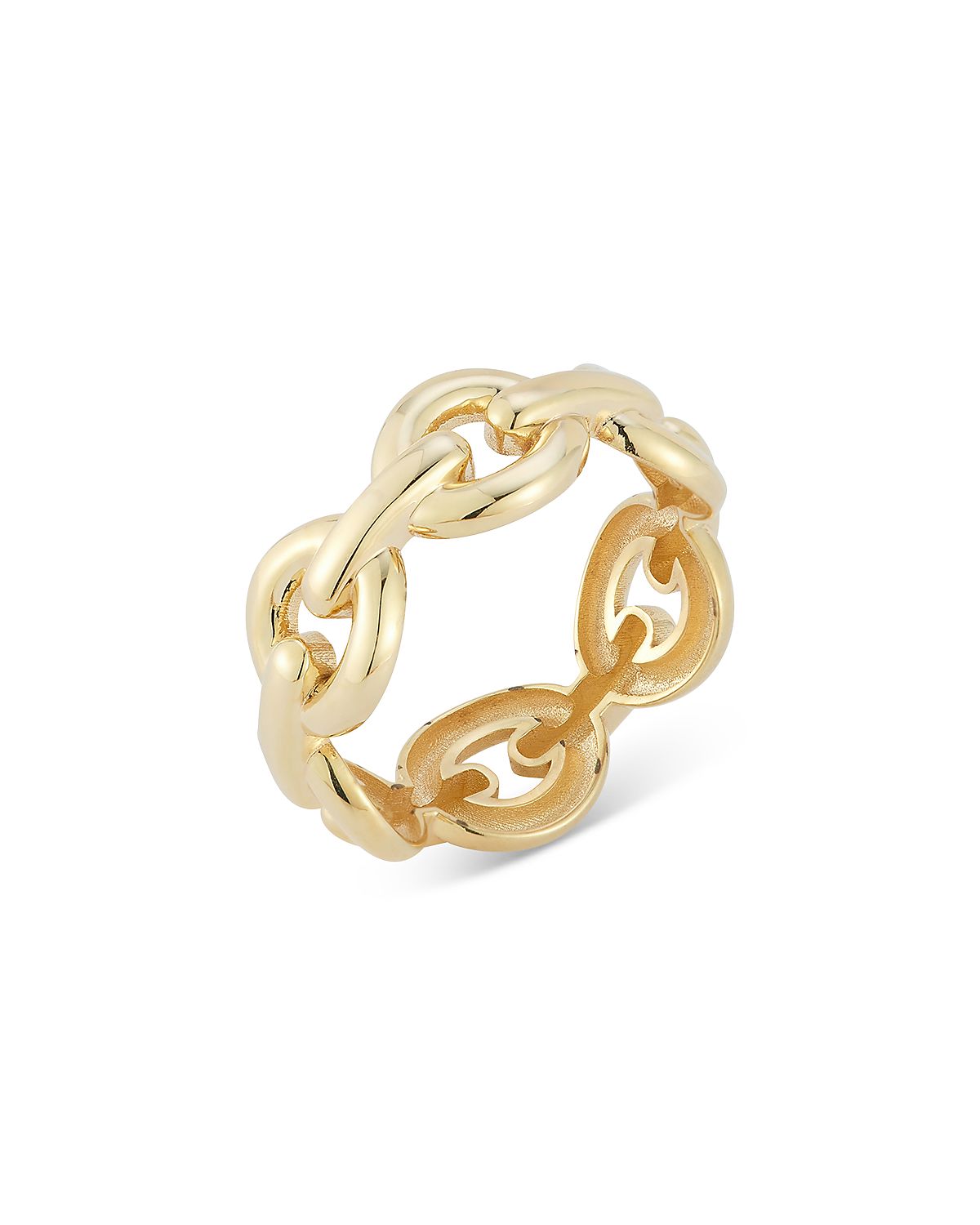 Bloomingdale's Fine Collection Bold Polished Gold Link Ring