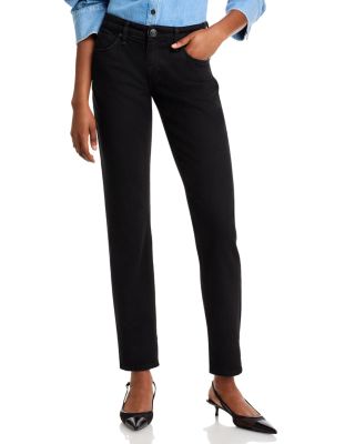 rag & bone - Dre Low Rise Slim Jeans in Black