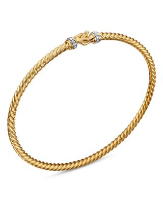 Cable Collectibles Buckle Bracelet in 18K Yellow Gold, 2.6mm