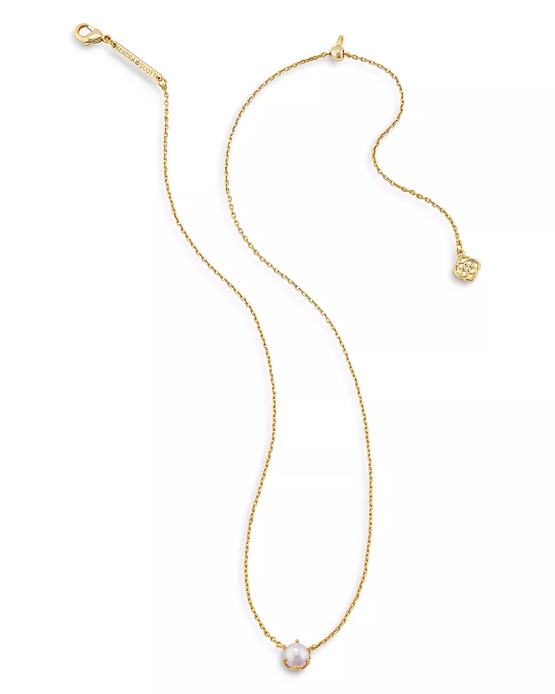 Kendra Scott Arya Cultured Freshwater Pearl Adjustable Pendant Necklace, 18
