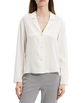 Silk Button Up Blouse