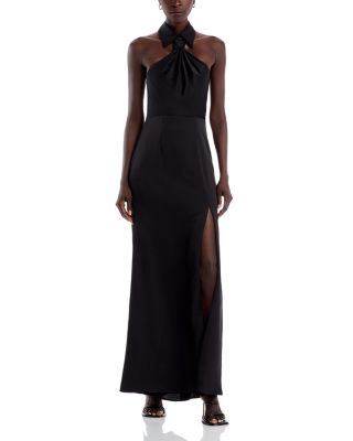 HALSTON - Gemi Satin Gown