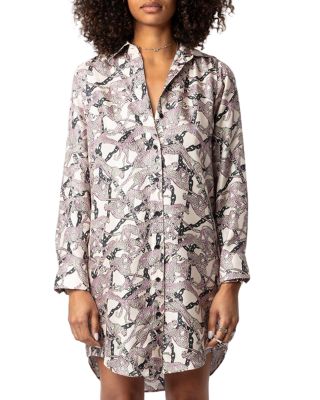 Zadig & Voltaire - Rais Twill Wild Chain Printed Silk Dress