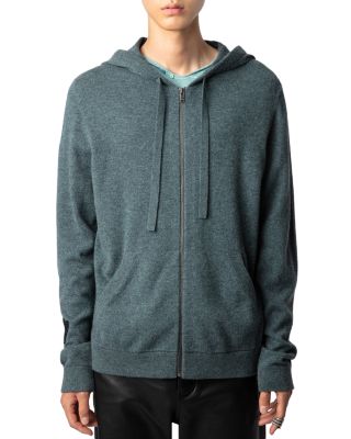 Zadig & Voltaire - Clash LC Wool & Cashmere Intarsia Snake Full Zip Hoodie