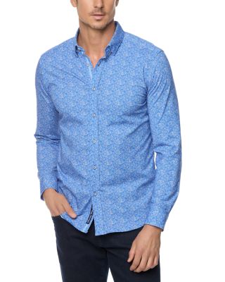 Boden Button Front Printed Shirt