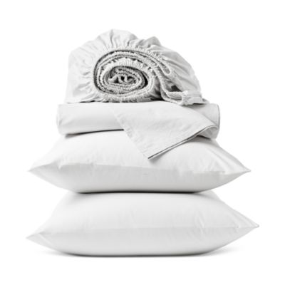 Coyuchi Heritage Percale 4 Piece Sheet Set, King