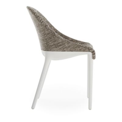 Eleganza Ela Dining Chair, White Legs