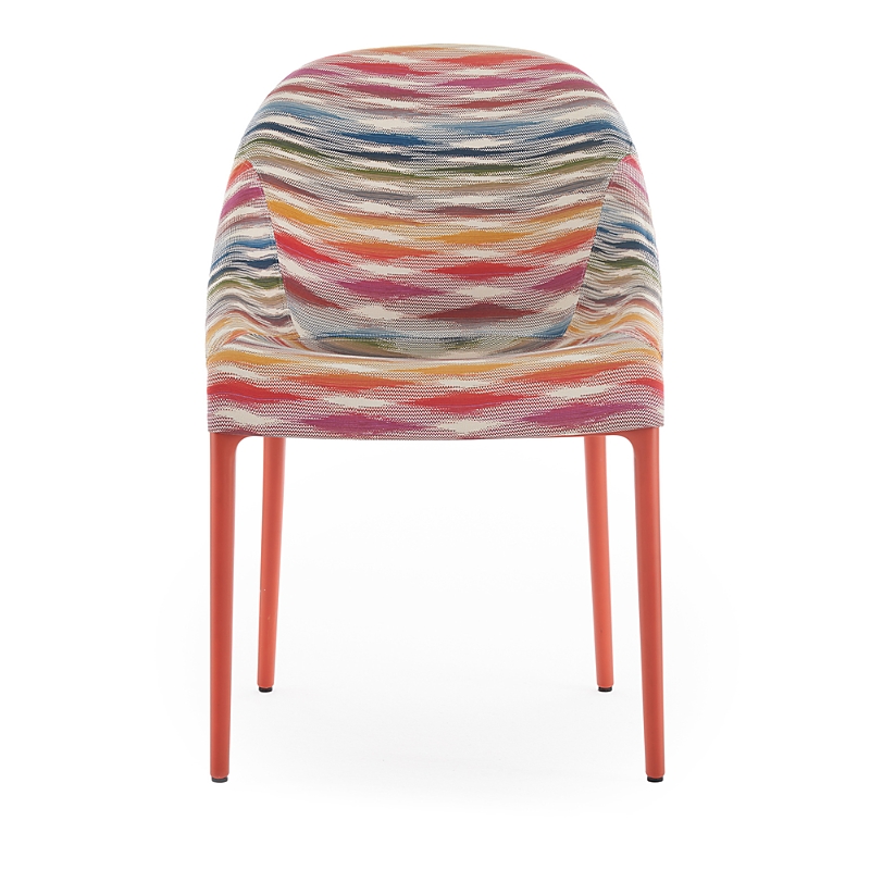 Kartell Eleganza Ela Missoni Dining Chair In White