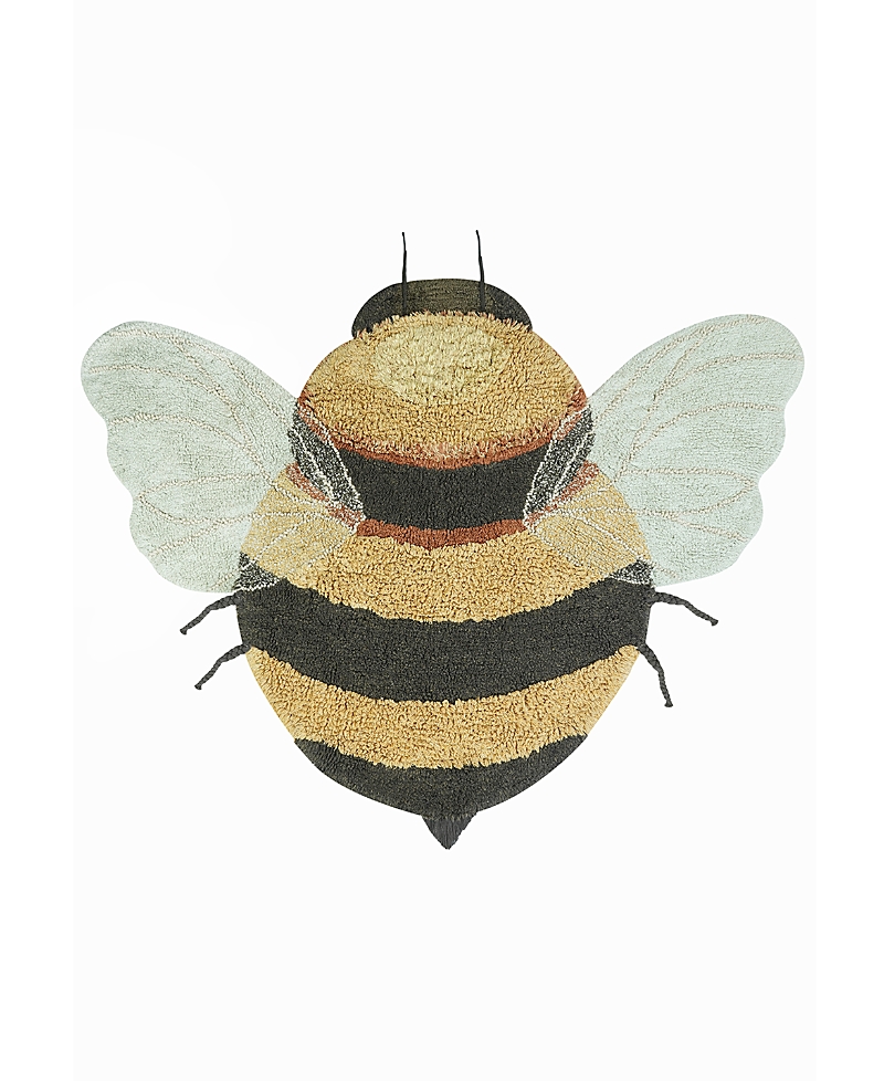 Lorena Canals Planet B Washable Bee Novelty Area Rug, 3'9 X 5' In Honey
