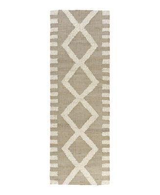 LR Home - LR Home Geoblend GEOBL-82522 Runner Area Rug, 2'6" x 8'