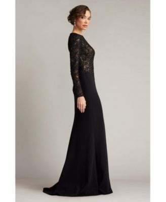 Shika Embroidered Crepe Gown