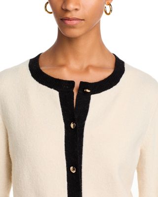 Vhari Contrast Trim Cardigan