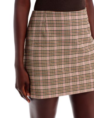 Gina Check Mini Skirt