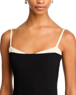 Azra Contrast Trim Mini Dress