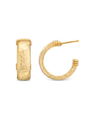 Cleopatra Textured Small Hoop Earrings