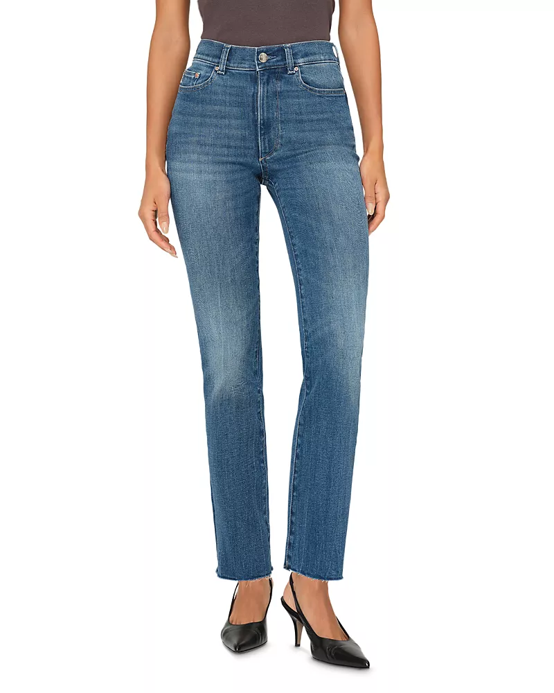 DL1961 Halle Instasculpt High Rise Straight Leg Jeans in Palm Springs