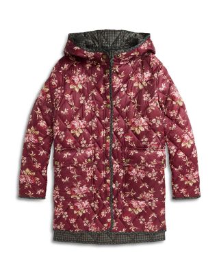 Ralph Lauren - Girls' Quilted Reversible Hooded Jacket
