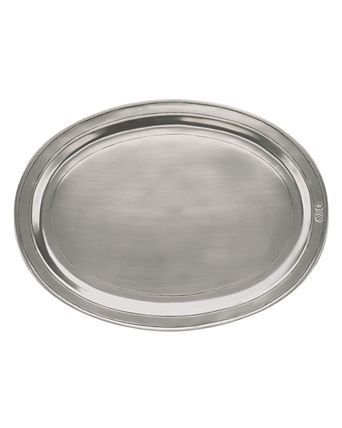 Oval Incised Tray, Medium